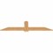 Ekena Millwork Eugene Smooth Timber Gable Bracket, Western Red Cedar, 72"W x 18"H x 1 1/2"D x 5 1/2"F, 6/12 Pitch GBW072X18X0206EUG00SWR - alternate 4